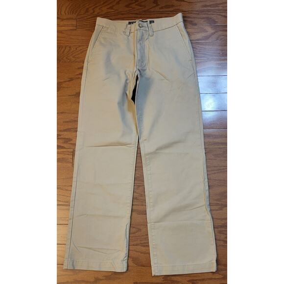 OLD NAVY Men KHAKI Pants SIZE 30W 32L Loose Fit Chino Style - Picture 1 of 9